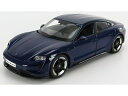 PORSCHEポルシェ TAYCAN 2019 - GENTIAN BLUE /BURAGO 1/24 ミニカー