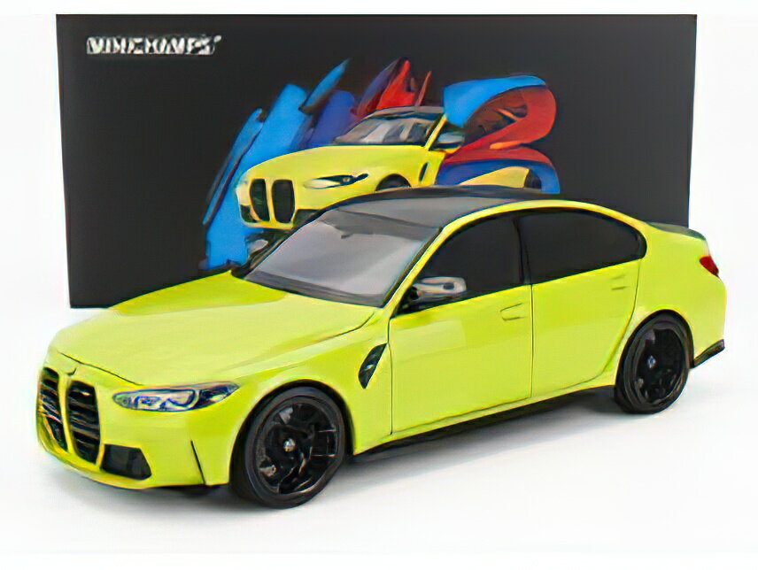 BMW - BMW - 3-SERIES M3 (G80) 2020 - YELLOW MET /Minichampsミニチャンプス 1/18ミニカー