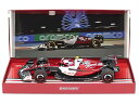 ALFA ROMEOアルファロメオ F1 C42 TEAM ORLEN RACING N 24 10th BAHRAIN GP 2022 GUANYU ZHOU - WHITE RED MET /Minichampsミニチャンプス 1/18 ミニカー