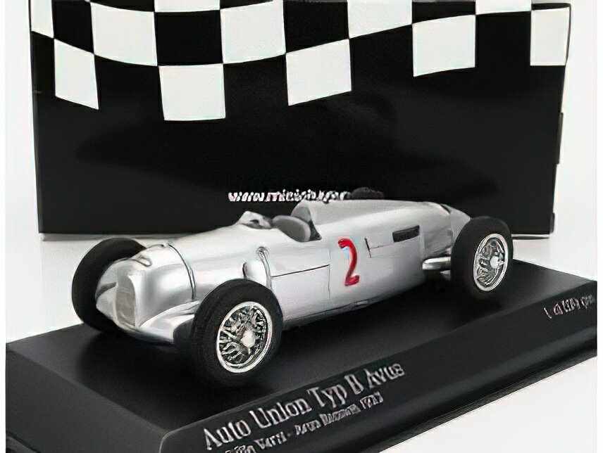 AUTO UNION - F1 TYPE B N 2 3rd AVUS RENNEN 1935 ACHILLE VARZI - SILVER /Minichampsミニチャンプス 1/43ミニカー