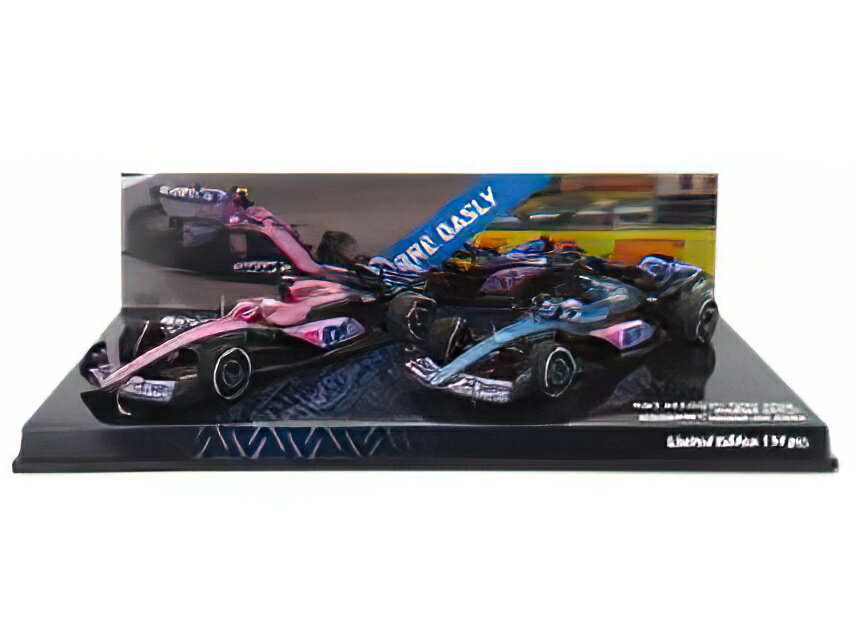 Hot Wheels - RENAULT - SET 2X F1 A523 TEAM BWT ALPINE N 10 9th BAHRAIN GP 2023 + N 10 8th MIAMI GP 2023 PIERRE GASLYピエール・ガスリー 114台限定 /Minichampsミニチャンプス 1/43ミニカー