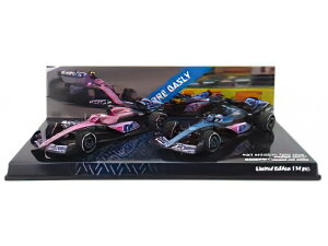 RENAULT - SET 2X F1 A523 TEAM BWT ALPINE N 10 9th BAHRAIN GP 2023 + N 10 8th MIAMI GP 2023 PIERRE GASLYピエール・ガスリー 114台限定 /Minichampsミニチャンプス 1/43ミニカー