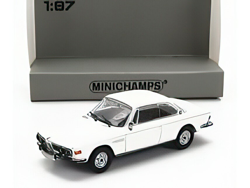 BMW - BMW 2800 CS 1968 WHITE/MINICHAMPS 1/87ミニカー
