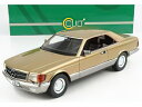 MERCEDES BENZベンツ S-CLASS 380SEC (C126) COUPE 1982 - GOLD MET /Cult-Scale 1/18 ミニカー