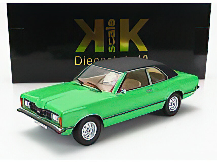 樂天商城 - FORD ENGLAND TAUNUS GXL 1971 LIGHT GREEN MATT BLACK/KK-SCALE 1/18ミニカー