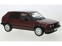 VOLKSWAGEN - GOLF MKII GTi 1984 - DARK RED /MCG 1/18 ミニカー