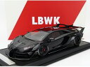 LAMBORGHINIランボルギーニ AVENTADOR GT EVO LBWK LB-WORKS 2019 - BLACK MET CARBON /MOTORHELIX 1/18 ミニカー