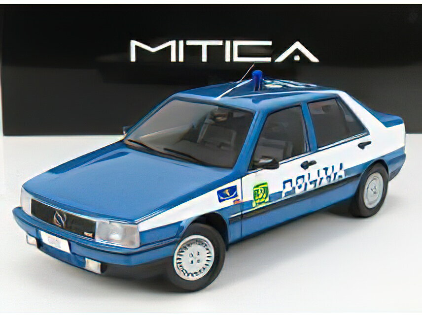 2024年発売予定FIAT - CROMA CHT POLIZIA 1987 POLICE LIGHT BLUE WHITE海外限定 /MITICA 1/18 ミニカー