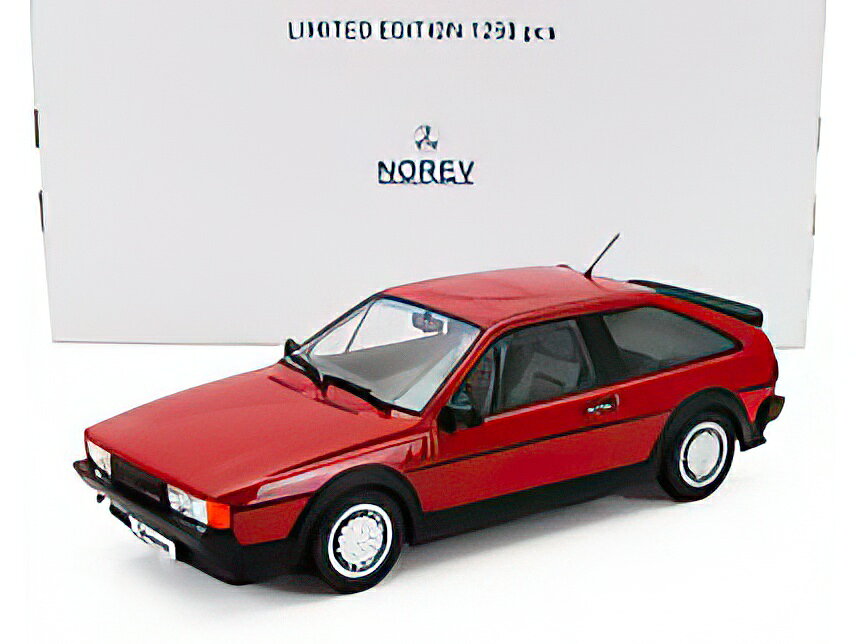 VOLKSWAGEN SCIROCCO II GTX 16v 1988 RED/Norev 1/18ミニカー 1250台限定