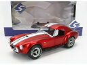 AC COBRA - SHELBY COBRA 427 S/C MKII SPIDER HARD-TOP 1965 - RED MET /SOLIDO 1/18ミニカー