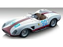 【予約】2024年発売予定FERRARIフェラーリ 500 TESTAROSSA TRC N 90 TARGA FLORIO 1958 G.STARRABBA - F.CORTESE - WHITE RED /Tecno 1/18 ミニカー