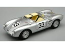 【予約】2024年発売予定PORSCHEポルシェ 550A TEAM PORSCHE KG N 33 24h LE MANS 1957 H.HERMANN - R.VON FRANKENBERG - SILVER /Tecno 1/43 ミニカー