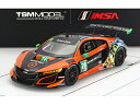 ACURA - NSX GT3 EVO TEAM COMPASS RACING N 76 IMSA 2021 M.McMURRY - M.FARNBACHER - ORANGE BLACK /TrueScale 1/43 ミニカー