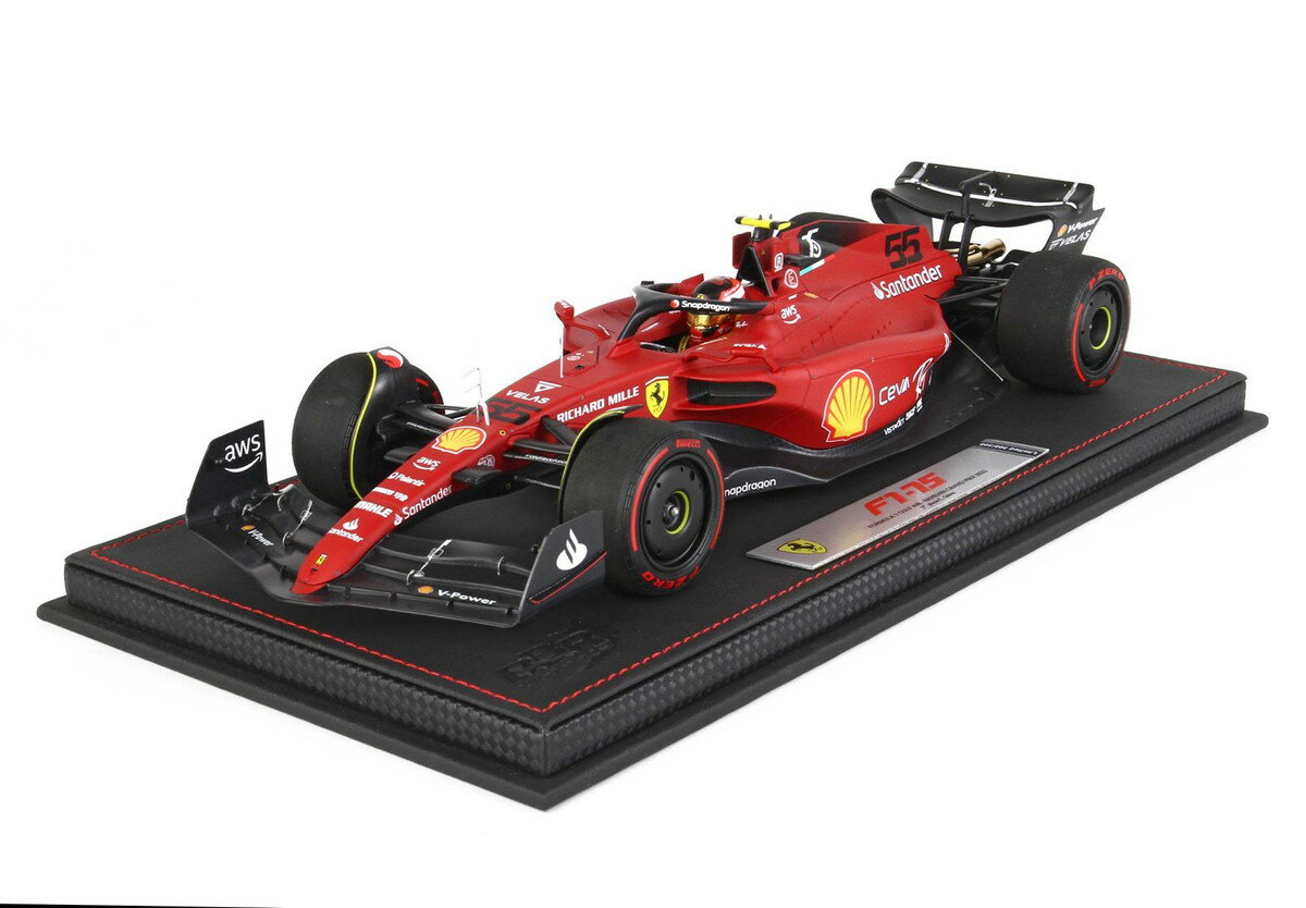 【予約】Ferrariフェラーリ F1 75 G.P BAHRAIN 2022 C.Sainz 限定300台 / BBR 1/18 ミニカー