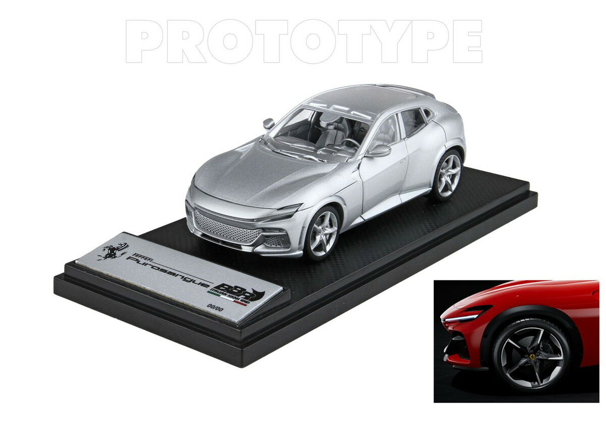 Rakuten - 【予約】Ferrariフェラーリ Purosangue diecast full open Rosso Corsa / BBR 1/43 ミニカー