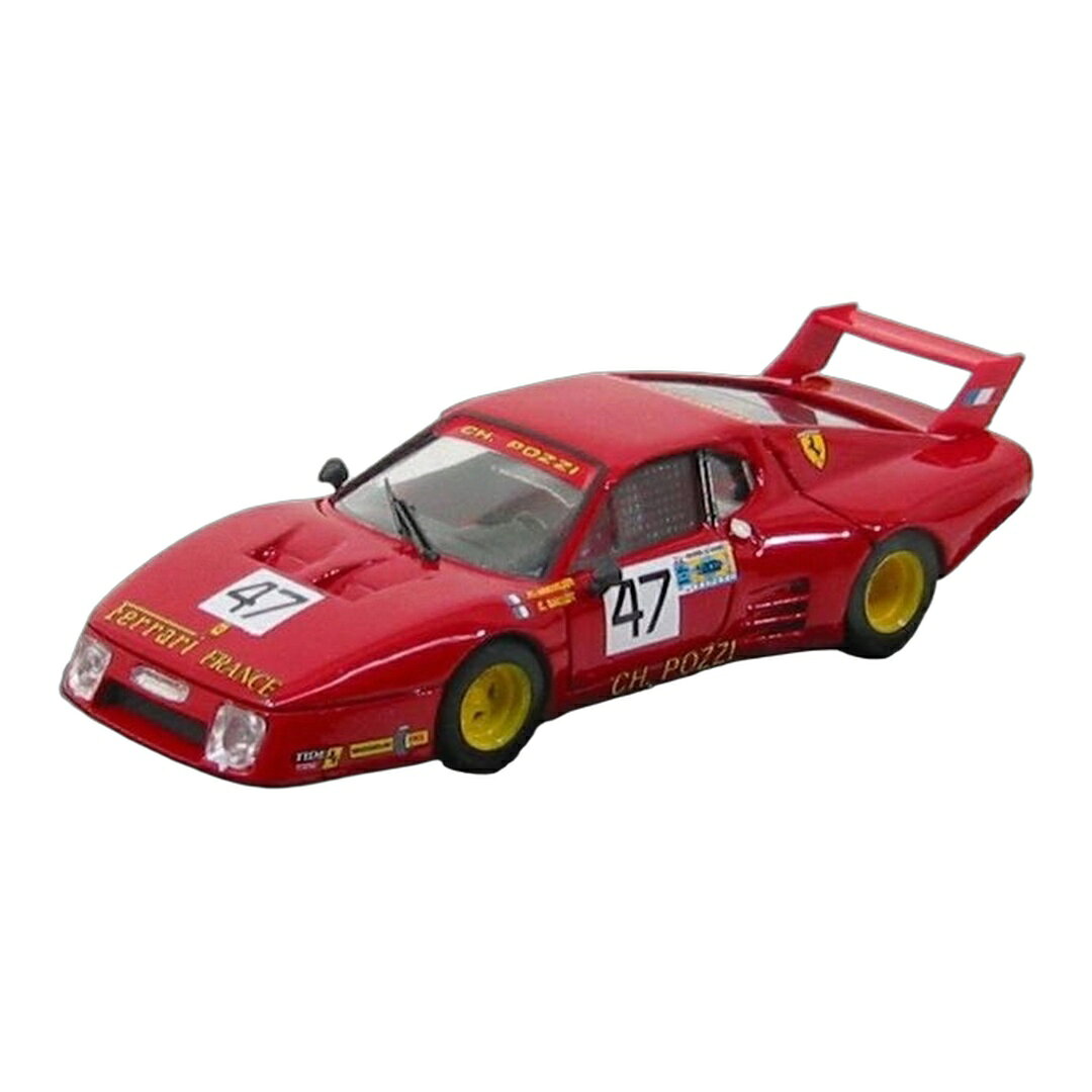 Ferrariフェラーリ 512 BB CH.POZZI FRANCIA #47 ルマン 1980 レッド / BRUMM 1/43 ミニカー