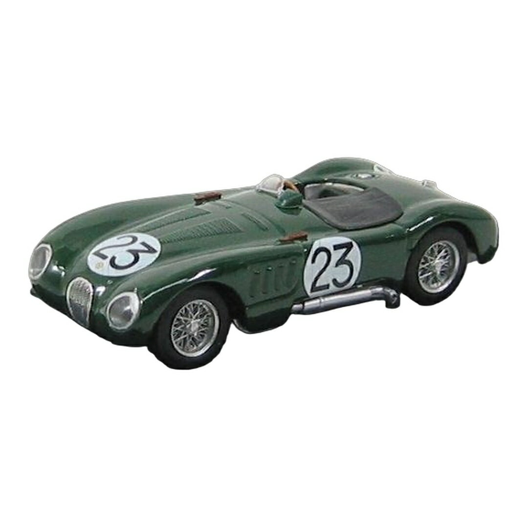 Jaguarジャガー C-Type #23 1951 ルマン Johnson-Biondetti ブリティッシュレーシンググリーン / BRUMM 1/43 ミニカー