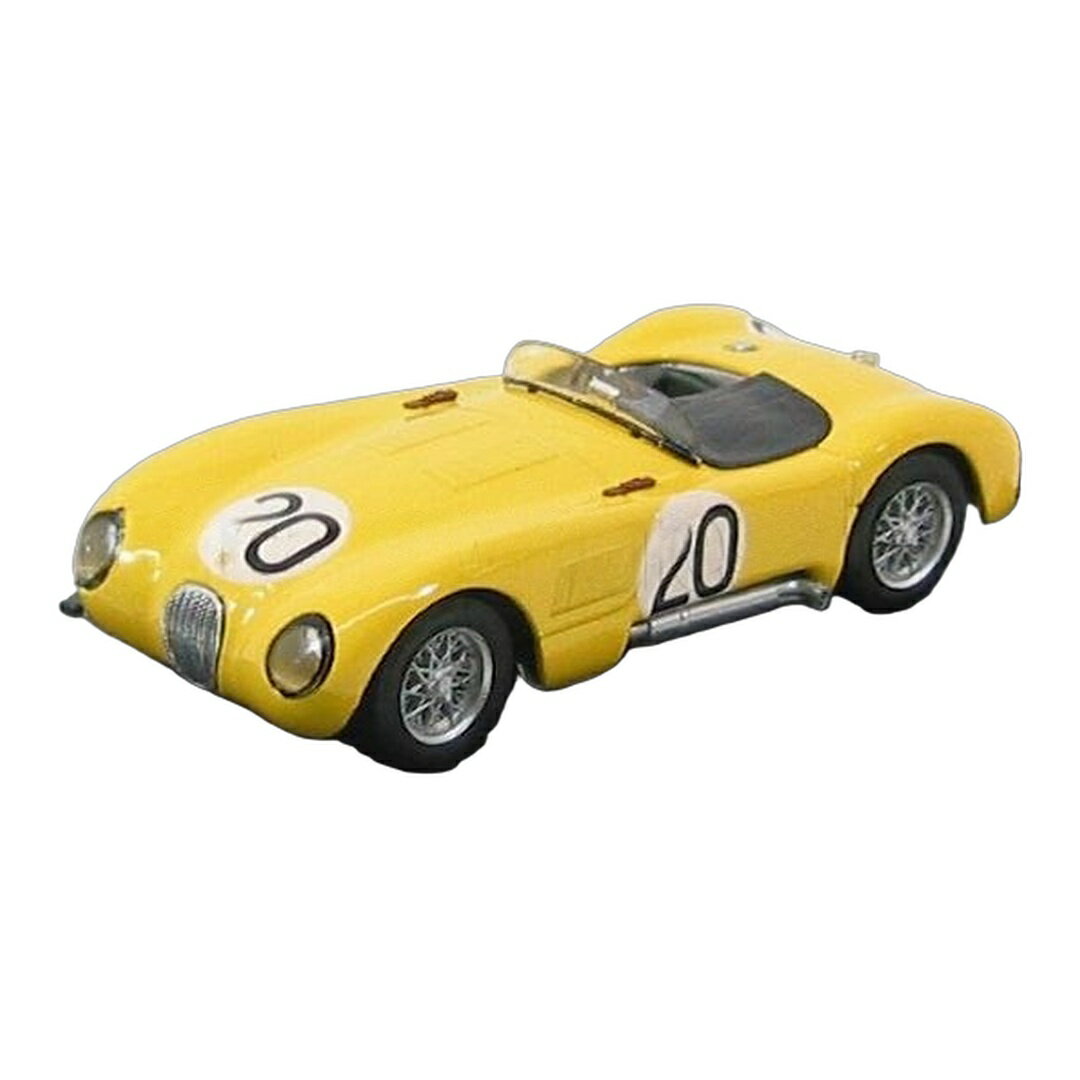 Jaguarジャガー C-Type #20 9th ルマン 1953 Laurent-Tornaco イエロー / BRUMM 1/43 ミニカー