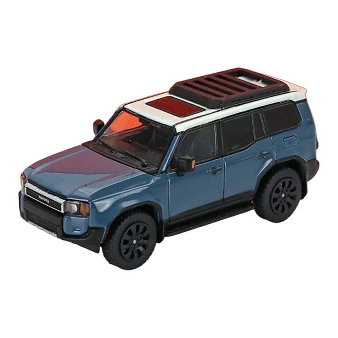 樂天商城 - Toyotaトヨタ ランドクルーザー プラド 250 2024 ブルー ホワイト / GCD 1/64 ミニカー