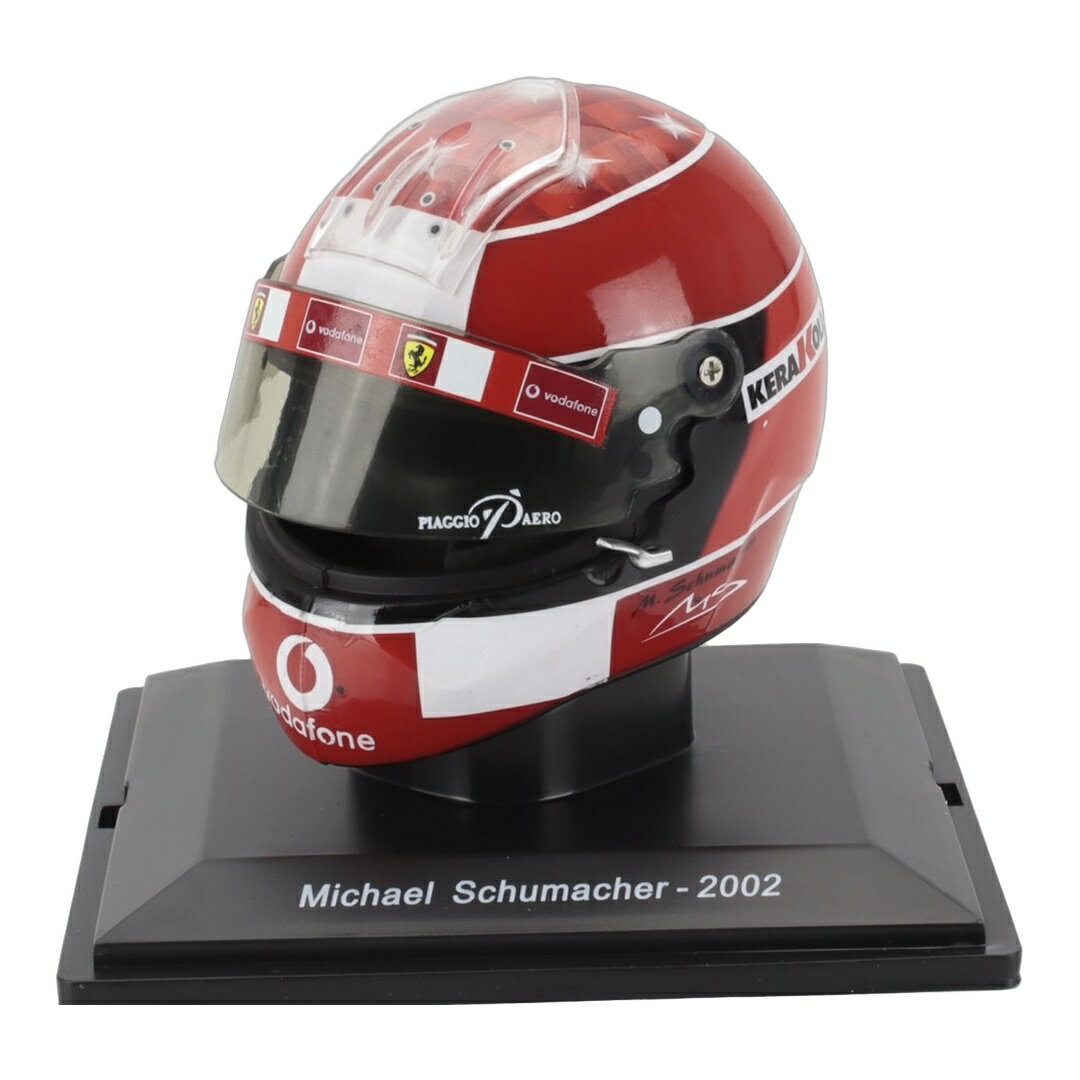 乐天商城 - 【予約】 Michael Schumacher ヘルメット Ferrari F2002 2002年ワールドチャンピオン レッド / EDICOLA 1/5 ミニカー