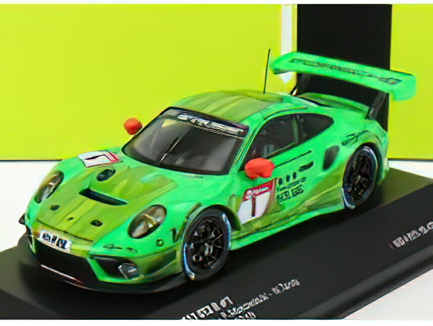 PORSCHE - 911 991-2 GT3 R TEAM MANTHEY RACING N 1 24h NURBURGRING 2019 R.LIETZ - F.MAKOWIECKI - P.PILET - N.TANDY - GREEN /IXO 1/43 ߥ˥