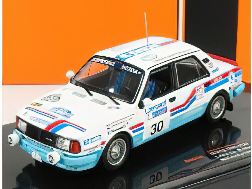 SKODA - 130L N 30 RALLY RAC LOMBARD 1987 L.KRECEK - B.MOTI - WHITE LIGHT BLUE /IXO 1/43 ~jJ[