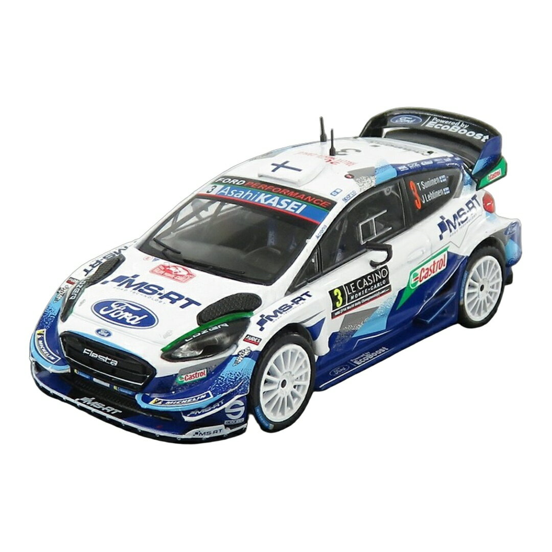  Fordフォード Fiesta WRC #3 T.Suninen J.Lehtinen ラリーモンテカルロ 2020 ホワイト/ブルー / IXO 1/43 ミニカー