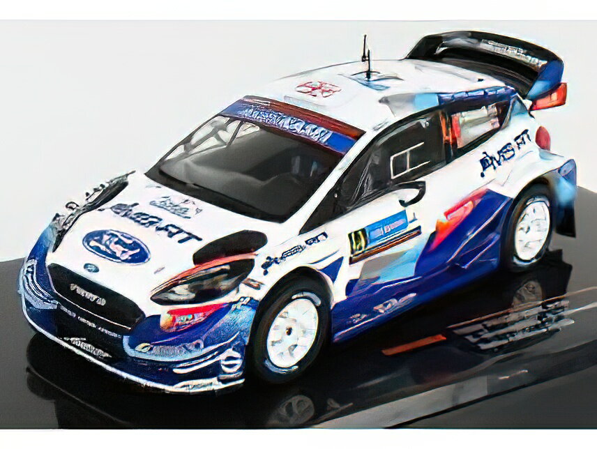 FORD ENGLAND - FIESTA WRC N 44 RALLY ESTONIA 2020 G.GREENSMITH - E.EDMONDSON - 2 TONE BLUE WHITE /IXO 1/43 ~jJ[