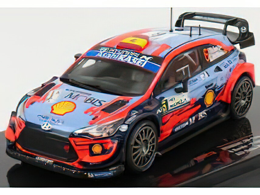 HYUNDAI - i20 WRC COUPE TEAM SHELL MOBIS N 6 RALLY MONZA 2020 D.SORDO - C.DEL BARRIO - LIGHT BLUE RED BLACK /IXO 1/43 ~jJ[