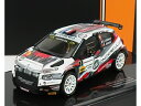 CITROEN - C3 RALLY2 N 2 WINNER RALLY CONDROZ 2021 S.LEFEBVRE - R.JAMOUL - WHITE RED GREY /IXO 1/43 ミニカー