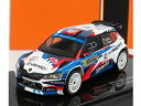 SKODA - FABIA RALLY2 EVO N 30 RALLY MONTECARLO 2022 F.LOIX - P.TSJOEN - WHITE 2 TONE BLUE /IXO 1/43 ミニカー