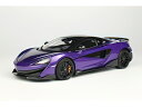 【予約】2024年発売予定McLAREN - 600LT 2018 - PURPLE /LCD 1/18 ミニカー