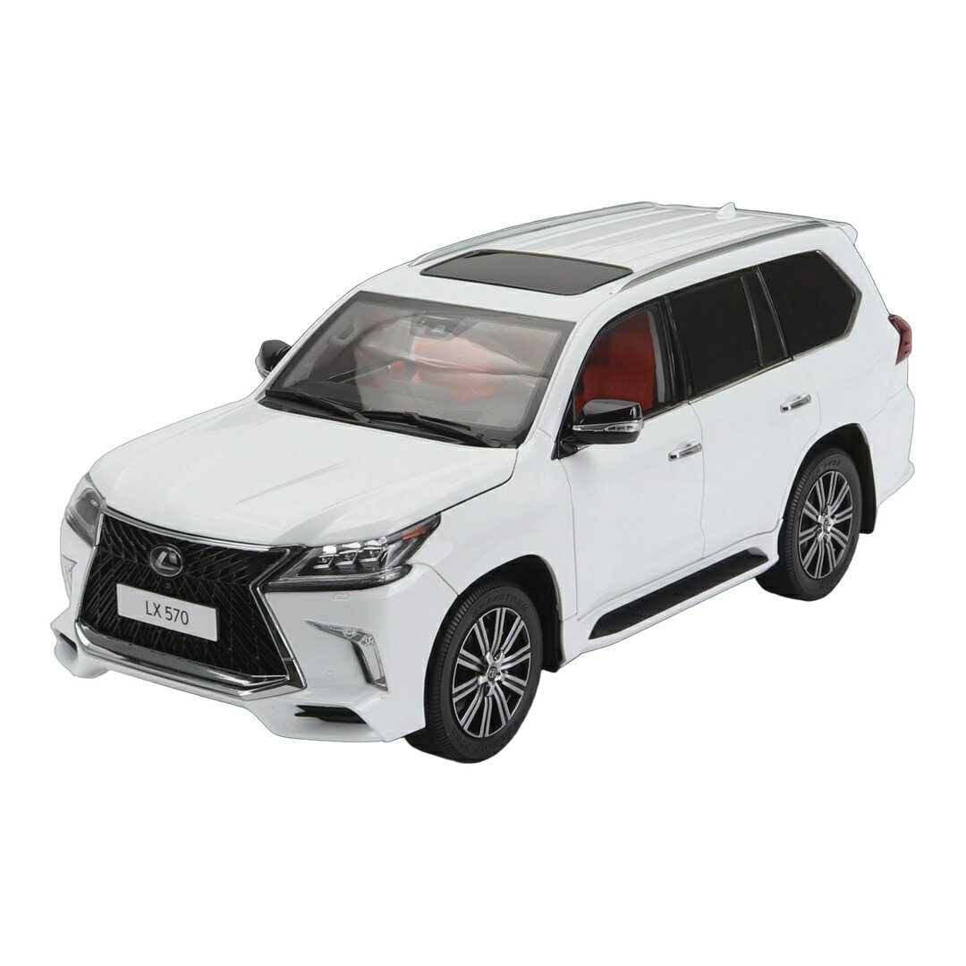 Lexusレクサス LX570 2022 ホワイト / LCD 1/18 ミニカー