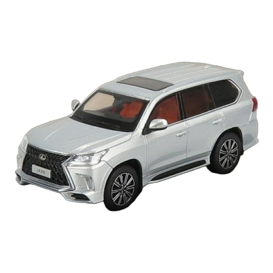 Lexusレクサス LX570 2018 シルバー / LCD 1/64 ミニカー
