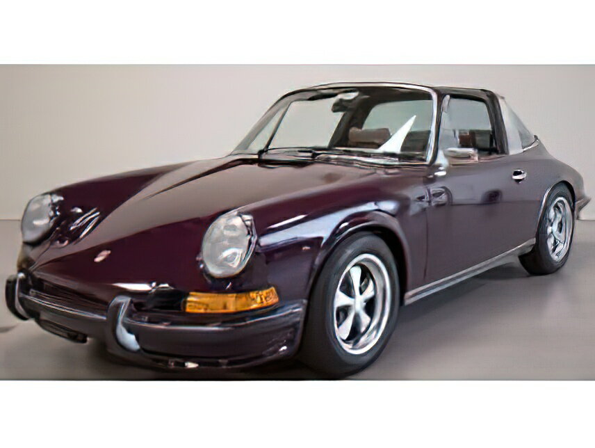 y\z1-3ȍ~\PORSCHE - 911 E TARGA 1971 - PURPLE /Norev 1/18 ~jJ[