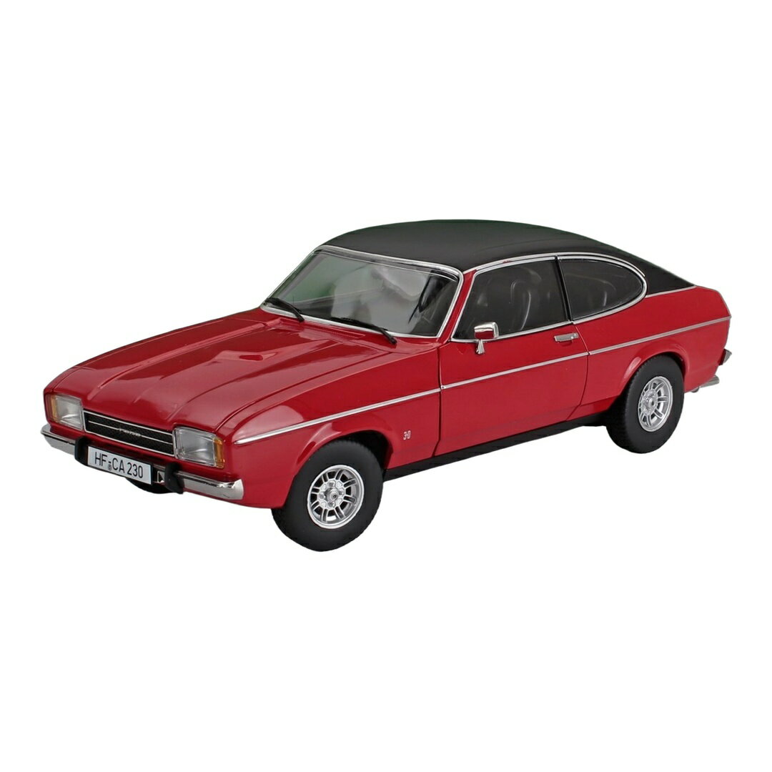 Fordフォード Capriカプリ MKII 3.0 Ghiaギア クーペ 1974 レッド ブラック 限定版 / TOURING MODELCARS 1/18 ミニカー