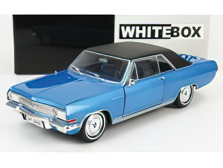 OPEL - DIPLOMAT A V8 COUPE 1965 - LIGHT BLUE BLACK /WHITEBOX 1/24 ~jJ[