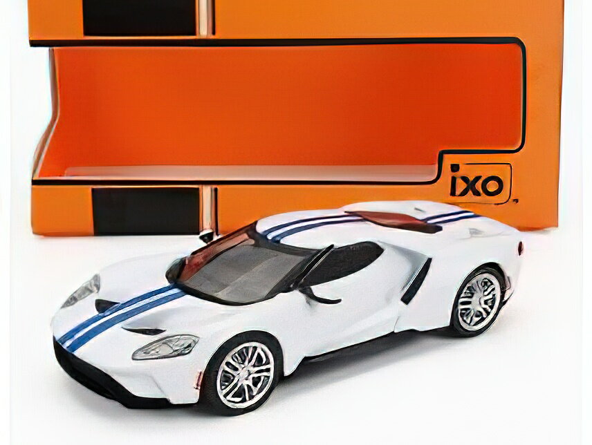 FORD USA GT 2017 - WHITE BLUE/IXO 1/43~jJ[