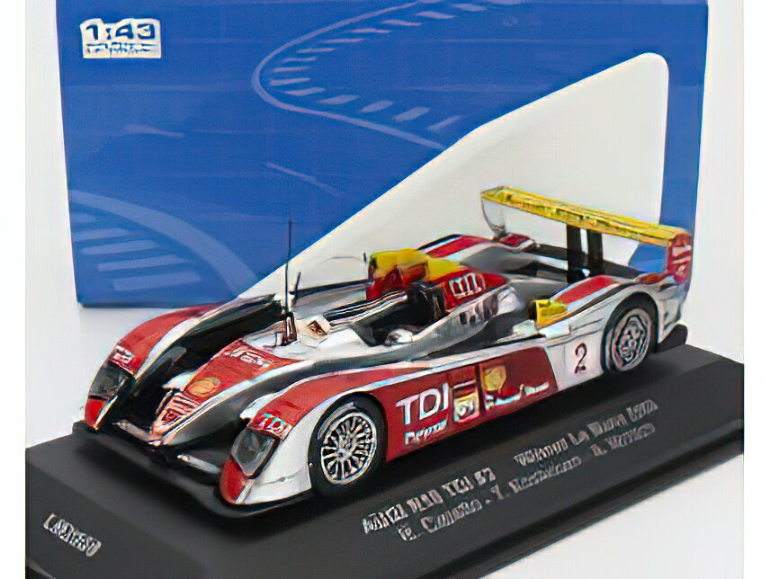 AUDI R10 TDI 5.5L TURBO V12 TEAM AUDI SPORT NORTH AMERICA N 2 WINNER 24h LE MANS 2008 R.CAPELLO/IXO 1/43ߥ˥