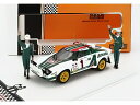 LANCIA STRATOS HF ALITALIA N 10 WINNER RALLY MONTECARLO 1977 SANDRO MUNARI/IXO 1/43ミニカー