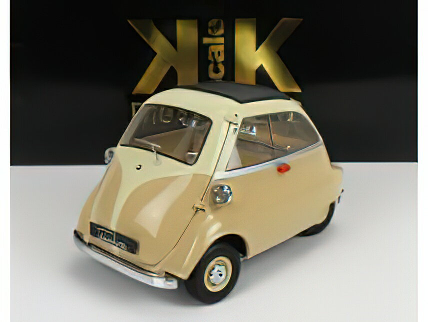 【予約】BMW ISETTA 1959 - CREME YELLOW/KK-SCALE 1/12ミニカー(3.0)