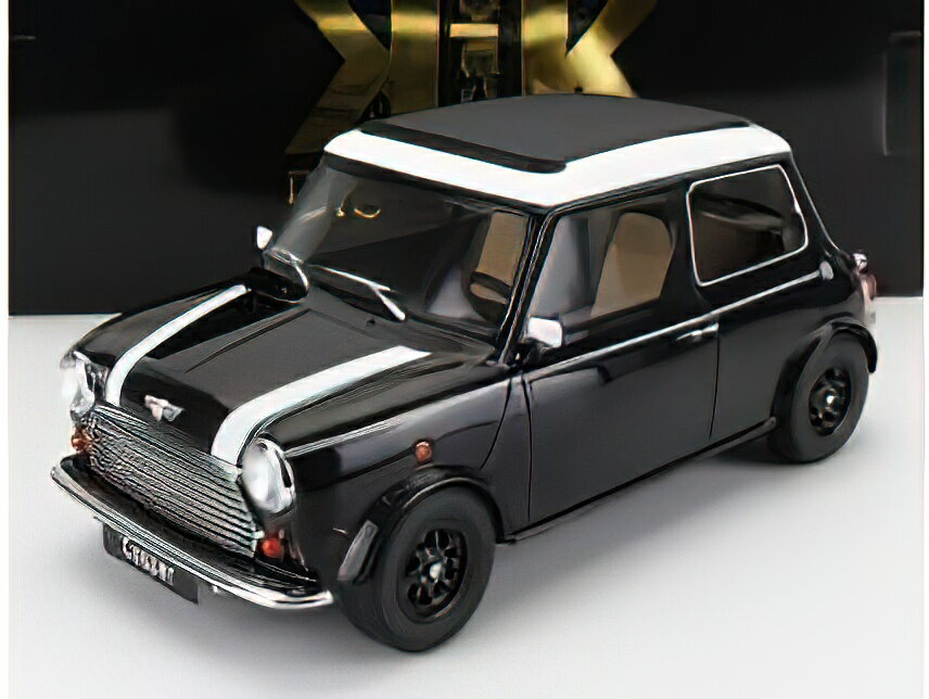 y\zMINI - COOPER SUNROOF LHD 1992 - BLACK WHITE/KK-SCALE 1/12~jJ[