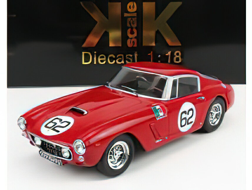 【予約】FERRARI 250GT SWB COUPE N 62 WINNER MONZA 1960 C.M.ABATE - RED/KK-SCALE 1/18ミニカー