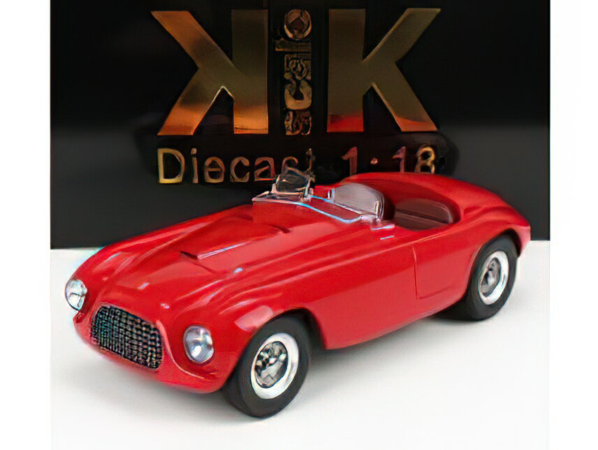 y\zFERRARI 166MM BARCHETTA SPIDER 1949 - RED/KK-SCALE 1/18~jJ[