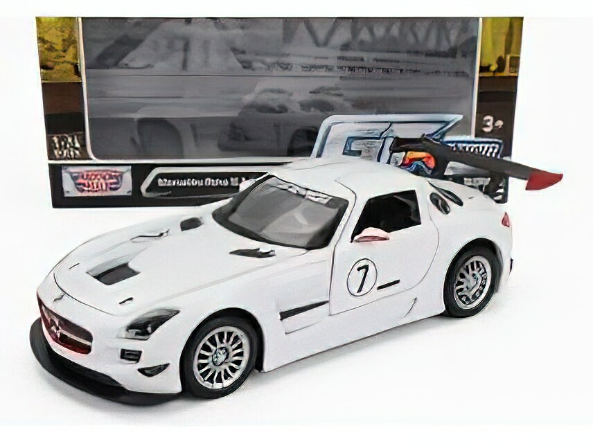 MERCEDES BENZベンツ SLS AMG GT3 N 7 2010 - WHITE/Motor Max 1/24ミニカー