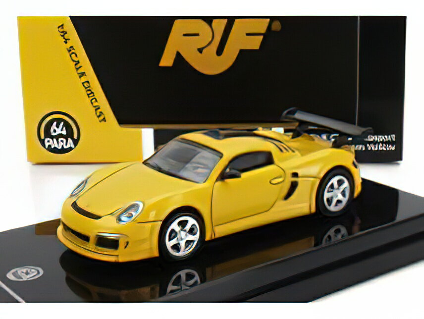 PORSCHE GT RUF CTR3 CLUBSPORT LHD 2012 - YELLOW/PARAGON 1/64 ~jJ[