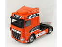 DAF - XF SPACE CAB TRACTOR TRUCK 2-ASSI 2016 - ORANGE SILVER /PREMIUM CLASSIXXS 1/18ミニカー