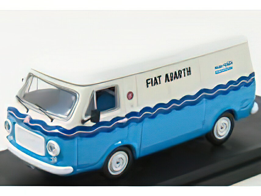 FIAT 238 VAN - ABARTH RIVER TEAM 1972 - BLUE WHITE /Rio 1/43~jJ[