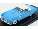 FORD USA THUNDERBIRD SPIDER SOFT-TOP 1956 - LIGHT BLUE WHITE /Rio 1/43ミニカー