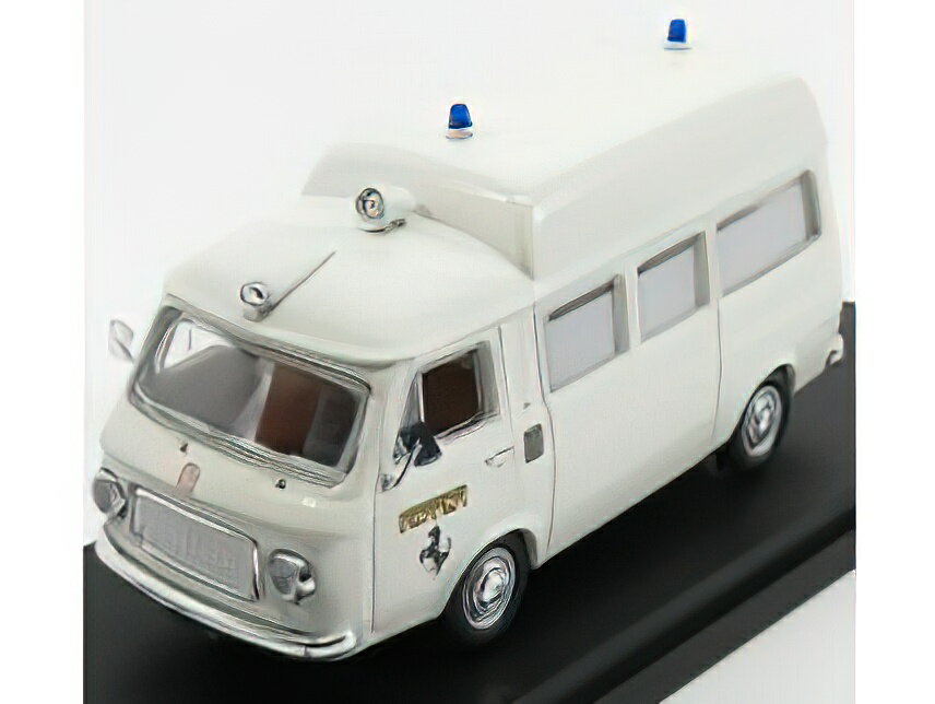 FIAT 238 AMBULANCE TETTO ALTO FERRARI FIORANO 1972 - WHITE /Rio 1/43~jJ[